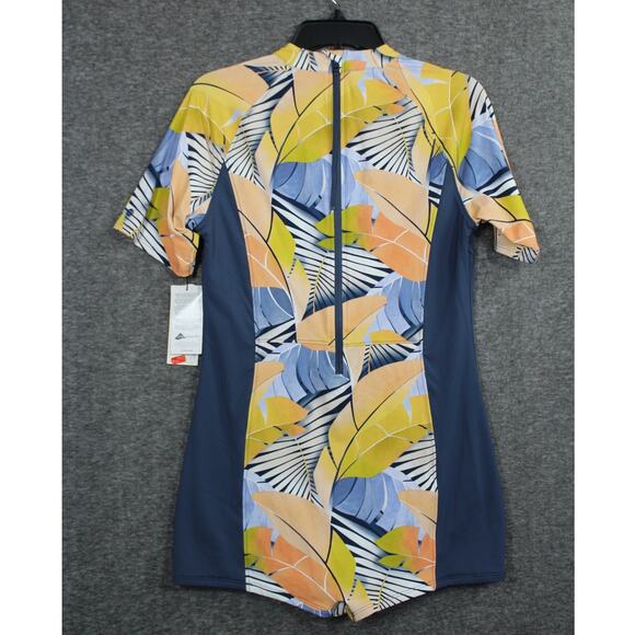 Calia by Carrie Underwood desert Flora Peri dusk zip back paddle suit size 14 - Picture 3 of 6